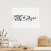 「シンプルは幸福の本質である」 - Cedric ポスター (キッチン)