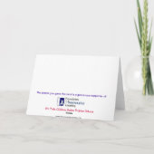 シンプルは感謝していしています サンキューカード (裏面)