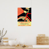 シンプルは成功した古いWPAへの鍵である ポスター (キッチン)