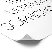 シンプルは究極の粋 ポスター (角)