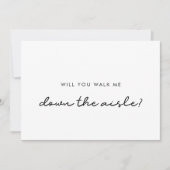 シンプルは通路のカードを下ろしてくれないか 招待状 (正面)