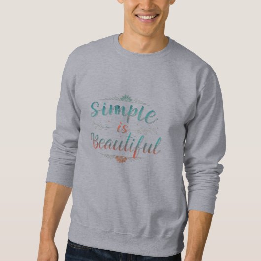 シンプルはBeautiful Basic Sweatshirt スウェットシャツ (正面)