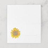 シンプルひまわり座席表 プレイスカード (外部開封)