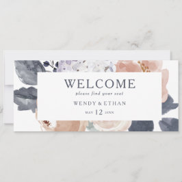 シンプルぶら下がった素朴フローラの座席図のヘッダー