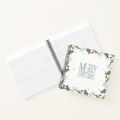 シンプルまだクリスマスエレガントリースゲストブック ノートブック (内部)