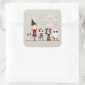 シンプルまだハエレガントロウィン |ステッカー スクエアシール (バッグ)