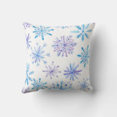 シンプルまだ雪エレガント片 |装飾用クッション クッション (裏面)