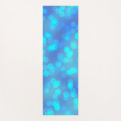 シンプルまだ青いエレガントティール（緑がかった色）《写真》ぼけ味背景 | ヨガマット (正面)