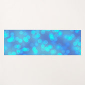 シンプルまだ青いエレガントティール（緑がかった色）《写真》ぼけ味背景 | ヨガマット (正面(横))