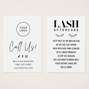 シンプルまつげエクステンションLash AfterCard