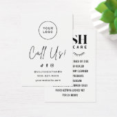 シンプルまつげエクステンションLash AfterCard (デスク)