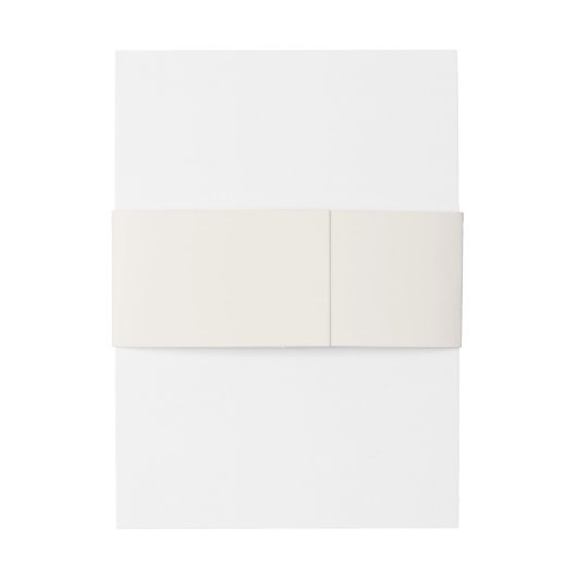 シンプルアイボリーエレガントクリームオフホワイトフォーマルイベント 招待状ベリーバンド (裏面例)