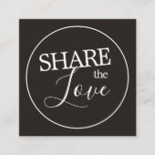 シンプルアイボリーモダン白黒ビューティーサロン 紹介カード (正面)