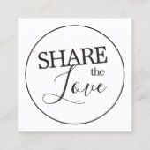 シンプルアイボリーモダン白黒美しいサロン 紹介カード (正面)