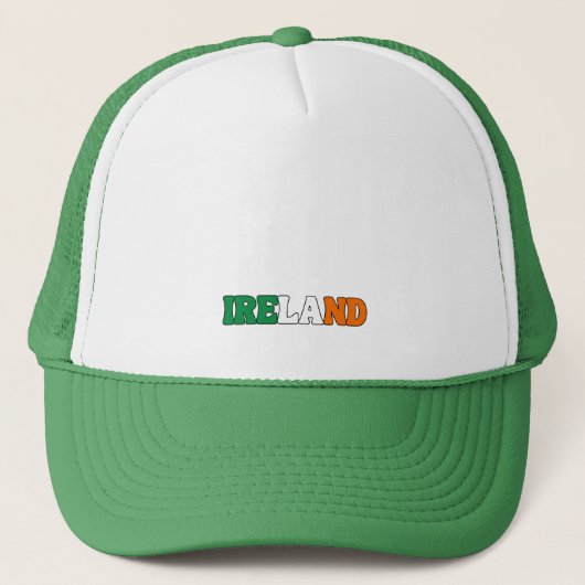 シンプルアイラモダンンド国旗のアパレル キャップ (正面)