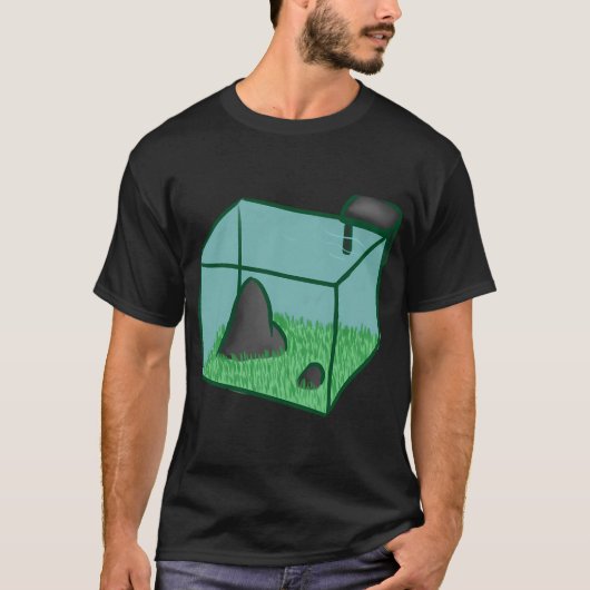 シンプルアクアスケープ Tシャツ (正面)
