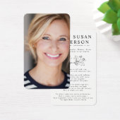 シンプルアコーン写真記念カード (デスク)