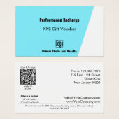 シンプルアスリート対応プロモーションギフト券カード (正面&裏面)