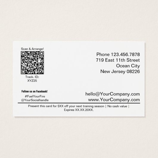 シンプルアスリート対応プロモーションギフト券カード (裏面)