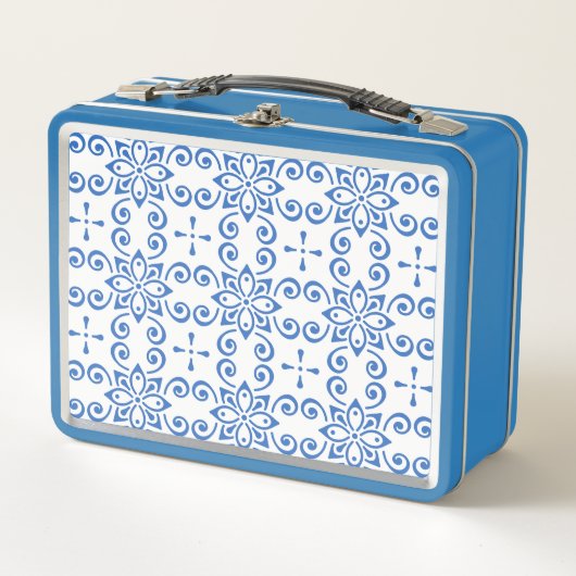 シンプルアズレジョ メタルランチボックス (正面)