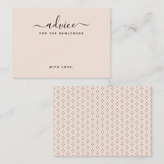 シンプルアドバイスカード エンクロージャーカード (正面/裏面)