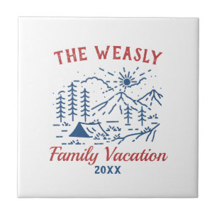 シンプルアドベンチャーキャンピングファミリーロードトリップスローP タイル