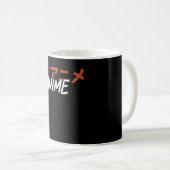 シンプルアニメ恋人デザイン コーヒーマグカップ (正面右)