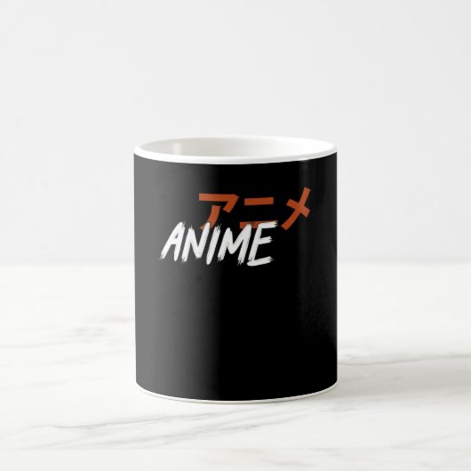 シンプルアニメ恋人デザイン コーヒーマグカップ (中央)