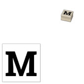 シンプルアルファベットの文字を選択 ラバースタンプ (押印)