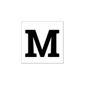 シンプルアルファベットの文字を選択 ラバースタンプ (インプリント)