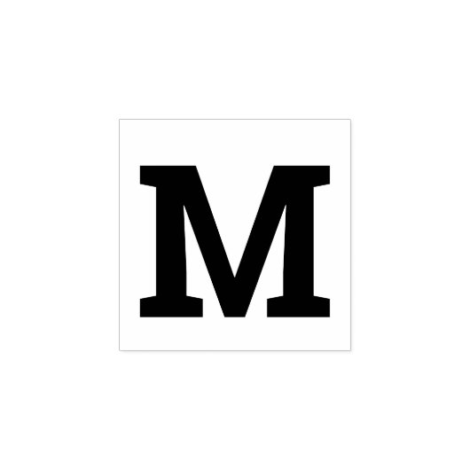 シンプルアルファベットの文字を選択 ラバースタンプ (インプリント)