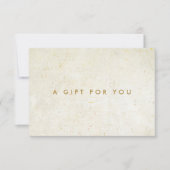 シンプルアンティークモダンボホギフト券 (正面)