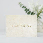 シンプルアンティークモダンボホギフト券 (スタンド正面)