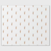 シンプルアンドクラシックトナ素朴ーナー ラッピングペーパー (フラット)