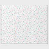 シンプルアンドスイートビューティフルパステルハート ラッピングペーパー (フラット)