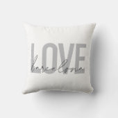 シンプルアーバン，モダンデザインラヴカッコいいバルセロナ クッション (裏面)