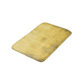 シンプルイエローグレー抽象芸術お名前 バスマット (アングル)