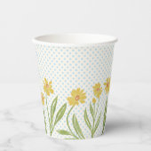 シンプルイエローコンフォレア 紙コップ (正面)