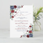 シンプルイズベスト 愛のブルーバーズ カジュアル 招待状 (スタンド正面)