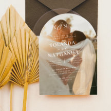 シンプルイニシャルエレガント書道アー結婚チ