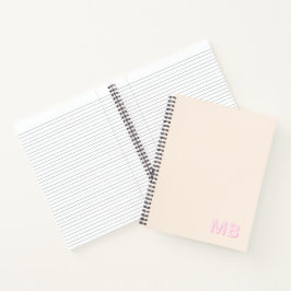 シンプルイニシャルモダンモノグラム ノートブック