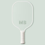 シンプルイニシャルモダンモノグラム ピックルボールラケット<br><div class="desc">シンプルイニシャルモノグラムモダンピックボールパドル。独自のピックルパーソナライズされたボールを作成しカスタムて、イニシャル名。</div>