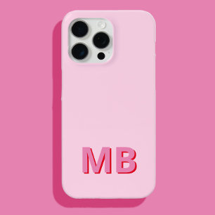 シンプルイニシャルモダンモノグラム iPhone 15 PRO MAXケース