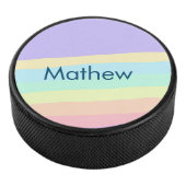 シンプルイニシャル文字モノグラムあなたの名前を追加する アイスホッケーパック (3/4)