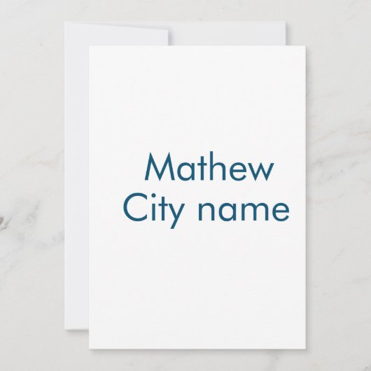 シンプルイニシャル文字モノグラムあなたの名前を追加する シーズンカード (正面)