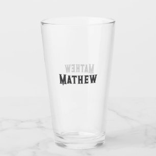 シンプルイニシャル文字モノグラムあなたの名前を追加する タンブラーグラス