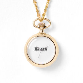 シンプルイニシャル文字モノグラムあなたの名前を追加する 腕時計