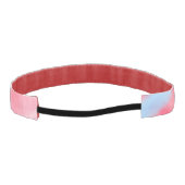 シンプルイニシャル文字モノグラムあなたの名前を追加赤b アスレチックヘッドバンド (裏面)