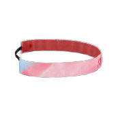 シンプルイニシャル文字モノグラムあなたの名前を追加赤b アスレチックヘッドバンド (左)