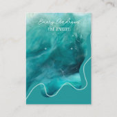 シンプルイヤリングホルダーデザイナジュエリー表示 名刺 (正面)